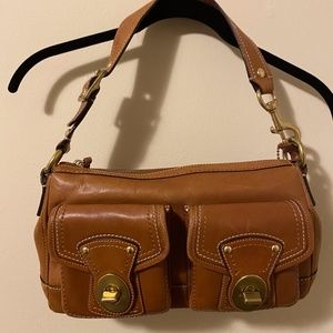 Tan Leather Coach Purse